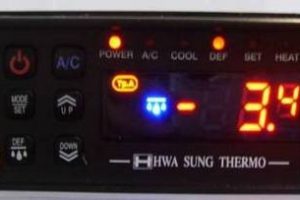 Hướng dẫn sử dụng điều khiển nhiệt độ máy lạnh Hwasung